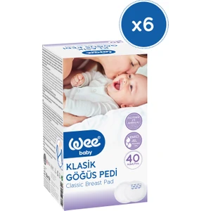 Wee Baby Klasik Göğüs Pedi 6 x 40’lı