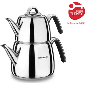 Vertex Siyah Çaydanlık Takımı 2 lt