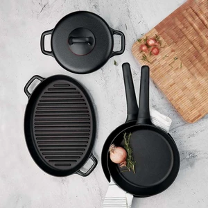 Gusto Volkanit 28x28 cm Kare Grill Tava