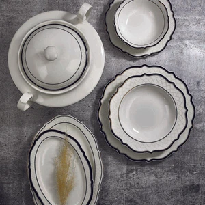 Eliza Collection 60 Parça Yuvarlak Yemek Takımı