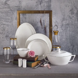 Lines Collection 58 Parça Yuvarlak Yemek Takımı