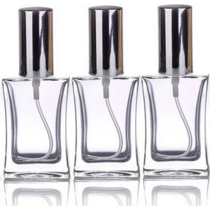 Cam Yeniden Doldurulabilir Sprey Kolonya Parfüm Şişesi 50 ml - Boş Şişe 3 Adet
