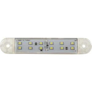 Dekoratif LED Lamba 12 LED Çift Sıralı 12-24 V 5 Adet 13 cm