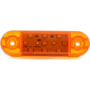 Parmak Oval LED 12-24 V 10 Adet 8.5 cm