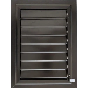 30 cm x 30 cm Alüminyum Antrasit Siyah Banyo Wc Panjur ve Menfezi