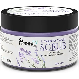 Life Lavanta Yağlı Scrub, 250 ml Göl Tuzulavanta Çiçeği Tanecikli