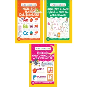 Ingilizce Etkinlikler ve Harf Çalışmaları Seti (3 Kitap Takım)