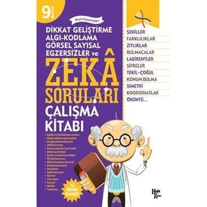 Dikkat Geliştirme Algı-Kodlama Görsel Sayısal Egzersizler ve Zeka Soruları Çalışma Kitabı - 9