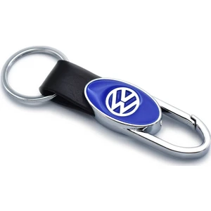 Volkswagen Anahtarlık Deri Metal Klipsli