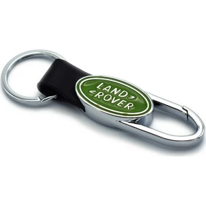 Land Rover Deri Metal Anahtarlık Klipsli