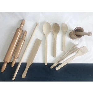 Ahşap Merdane Kaşık Seti