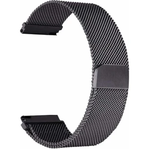 Case Street Asus VivoWatch SP HC-A05 Kordon Hasır Metal Örgülü Ayarlanabilir Siyah