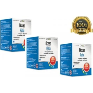 Ocean Pulse Omega 3 30 Kapsül 3'lü Paket