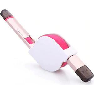 Go Mobile GM-CCM-01 Makaralı Lightning - Micro USB Kablo