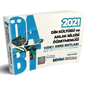 Benim Hocam Yayınları 2021 ÖABT Din Kültürü Ve Ahlak Bilgisi Öğretmenliği Video Ders Notları