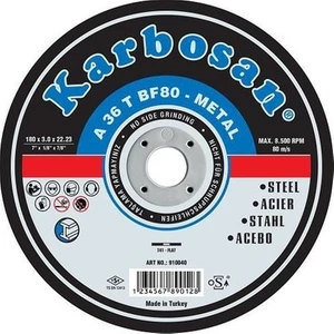 Inoks Kesme Taşı 180 mm - Karbosan