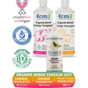 Organik Bebek Temizlik Seti ( 3 Ürün)