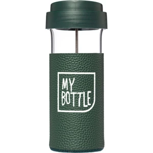 M'art Home My Botlle French Presslli Mug - Yeşil