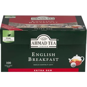 Ahmad Tea London English Breakfast Demlik Poşet Çay 3.2gr 100lü