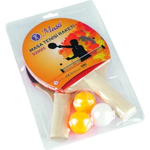 Masa Tenisi Raket Seti ( 2 Raket + 3 Top)