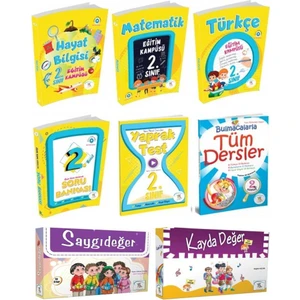 5 RENK YAYINEVİ 2. Sınıf Tüm Dersler Eğitim Seti + Hikaye Seti 8 li Set