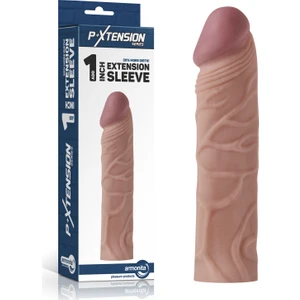 Damarlı Yüzey Uzatmalı Realistik Penis Kılıfı