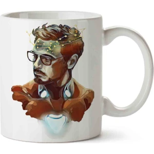 Art Hediye Tony Stark Marvel Demir Adam Kupa Bardak