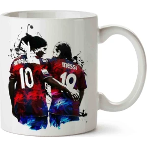 Art Hediye Ronaldo Messi Kupa Bardak