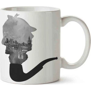 Art Hediye Sherlock Holmes Pipo Kupa Bardak