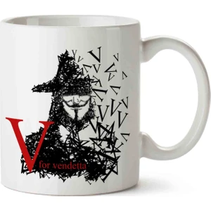 Art Hediye V For Vandetta Kupa Bardak