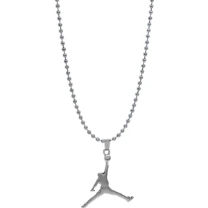 Alp Collection Michael Jordan Nba Basketbol Smaç Gri Zincirli Erkek 60 cm Kolye