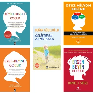 Otuz Milyon Kelime - Geliştiren Anne Baba - Bütün Beyinli Çocuk - Evet Beyinli Çocuk - Ergen Beyin Rehberi - 5 Kitap Set