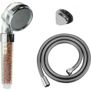 Su Tasarruflu Arıtmalı Duş Başlığı   Vera Pvc Duş Hortumu   Duş Askısı Duş Seti