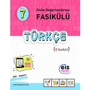 Eis Yayınları 7.Sınıf Türkçe Ünite Değerlendirme Fasikülü
