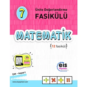 Eis Yayınları 7.Sınıf Matematik Ünite Değerlendirme Fasikülü