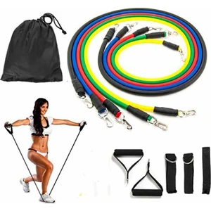 Direnç Lastik Seti - 5 Farkli Sertlik Unisex, Siyah
