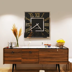 RacartShop Dekoratif Aynalı Duvar Saati-14