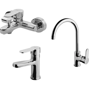 Domino 3lü Set (Lavabo - Evye Eviye - Banyo Bataryaları)