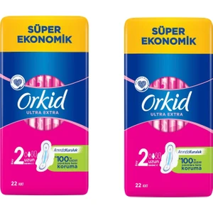 Ultra Extra Uzun 2 Numara Ped Anında Kuruluk 22'li x 2
