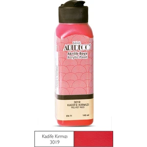Akrilik Boya 140 ml 3019 Kadife Kırmızı