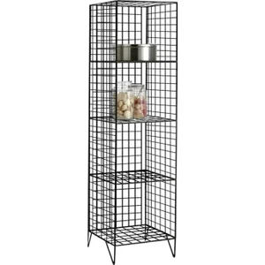 Tel Kitaplık Raf Dolap Dekoratif Kitaplık 5045