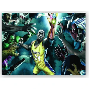 Caka Tablo   Ahşap Tablo Havalı Nba