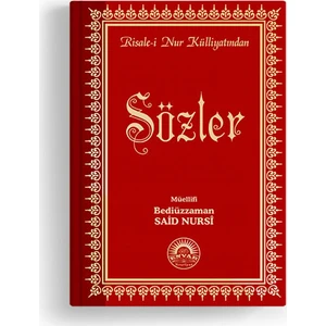 Sözler-Orta Boy-Sırtı Deri- Bediüzzaman Said Nursi
