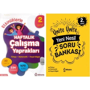 Artıbir Yayınları 2. Sınıf Tüm Dersler Soru Bankası + Etkinlik 2 Kitap