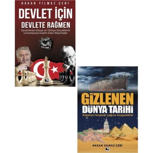 Devlet İçin Devlete Rağmen + Gizlenen Dünya Tarihi 2 Kitap Set - Hakan Yılmaz Çebi