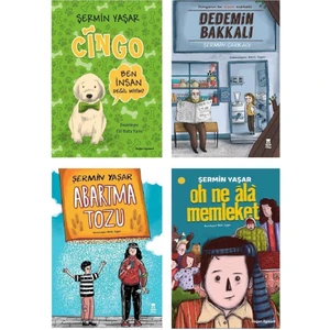 Şermin Yaşar Dedemin Bakkalı Cingo Abartma Tozu Oh Ala Memleket Set 4 Kitap - Şermin Yaşar