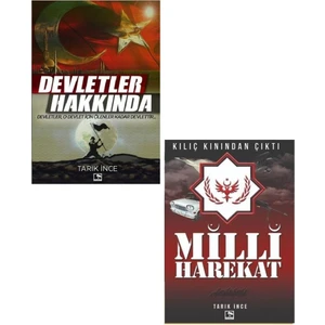 Tarık İnce Seti 2 Kitap Milli Harekat + Devletler Hakkında - Tarık İnce