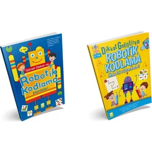 Görsel Dikkat Ve Robotik Kodlama Etkinlikleri Seti 2 Kitap