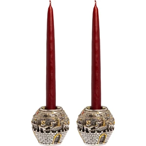 M'art Home Bordo 2'li Şamdan Mum