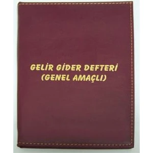 Gelir - Gider Defteri Genel Amaçlı